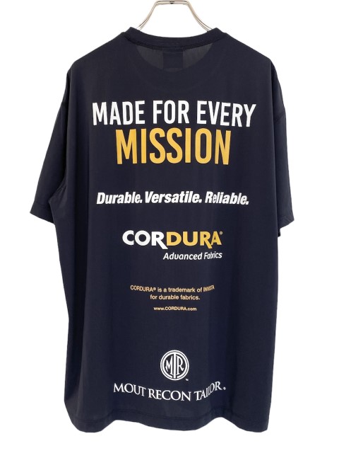 画像1: MOUT RECON TAILORーマウト リーコン テーラー  MOUT X Cordura Made For Every Mission T-Shirts  BLACK (1)