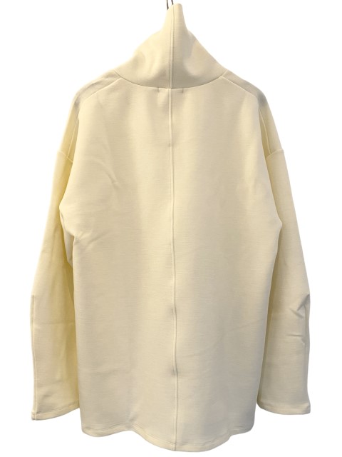 【CLANE-クラネ】STAND NECK WIDE TOPS IVORY